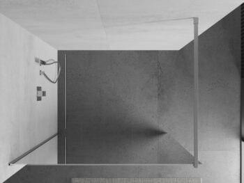 MEXEN/S - KIOTO Sprchová zástena WALK-IN 70x200 cm 8 mm, chróm, zrkadlové sklo 800-070-101-01-50