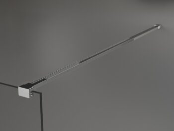 MEXEN/S - KIOTO samostatne stojaca sprchová zástena 100 x 200, grafit, chróm 800-100-002-01-40