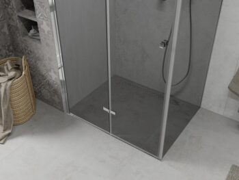 MEXEN/S - LIMA sprchovací kút 100x80, grafit, chróm 856-100-080-01-40