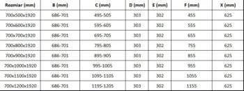 MEXEN/S - LIMA sprchovací kút 70x110, transparent, čierna 856-070-110-70-00