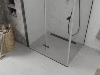 MEXEN/S - LIMA sprchovací kút 70x120, transparent, čierna 856-070-120-70-00