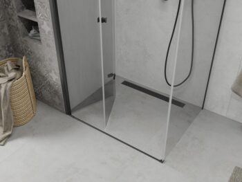 MEXEN/S - LIMA sprchovací kút 70x120, transparent, čierna 856-070-120-70-00