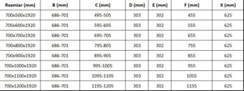 MEXEN/S - LIMA sprchovací kút 70x120, transparent, čierna 856-070-120-70-00