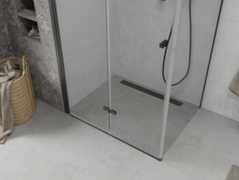 MEXEN/S - LIMA sprchovací kút 70x90, transparent, čierna 856-070-090-70-00