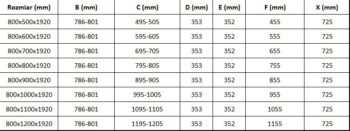 MEXEN/S - LIMA sprchovací kút 80x90, grafit, chróm 856-080-090-01-40