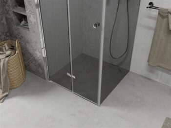 MEXEN/S - LIMA sprchovací kút 90x90, grafit, chróm 856-090-090-01-40