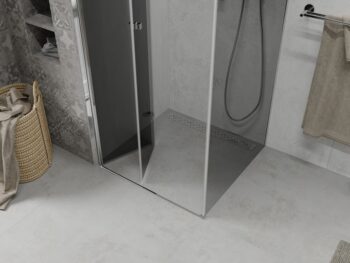 MEXEN/S - LIMA sprchovací kút 90x90, grafit, chróm 856-090-090-01-40