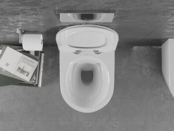 MEXEN/S - Lena Závesná WC misa vrátane sedátka s slow-slim, duroplast, biela 30224000