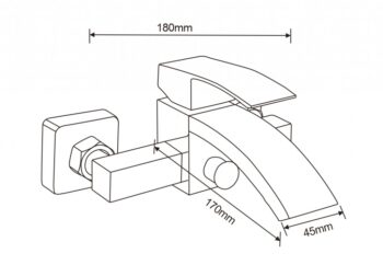 MEXEN/S - Libra R62 vaňová batéria s príslušenstvom, chróm 74513R62-00