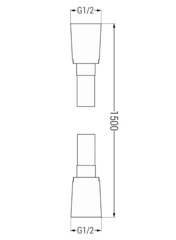 MEXEN/S MEXEN/S - Cube DR02 podomietkový sprchový SET + slim sprcha 25, biela 77502DR0225-20
