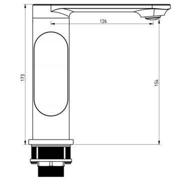 MEXEN/S - Milo R40 SET umývadlová batéria + vaňová s príslušenstvom, chróm 713053R40-00
