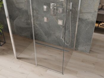 MEXEN/S - OMEGA sprchový kút 3-stenná 120x80, transparent, chróm 825-120-080-01-00-3S