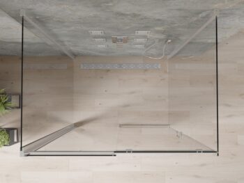 MEXEN/S - OMEGA sprchový kút 3-stenná 120x80, transparent, chróm 825-120-080-01-00-3S