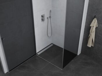 MEXEN/S - PRETORIA sprchovací kút 70x90, grafit, chróm 852-070-090-01-40