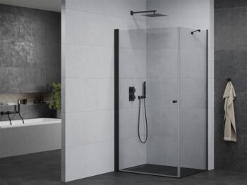 MEXEN/S - PRETORIA sprchovací kút 70x90, transparent, čierna 852-070-090-70-00