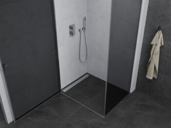 MEXEN/S - PRETORIA sprchovací kút 80x120, grafit, chróm 852-080-120-01-40