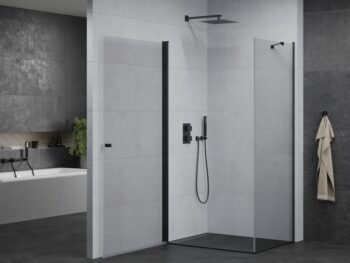 MEXEN/S - PRETORIA sprchovací kút 90x70, transparent, čierna 852-090-070-70-00