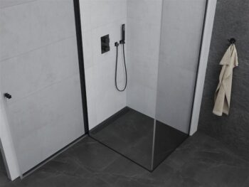 MEXEN/S - PRETORIA sprchovací kút 90x70, transparent, čierna 852-090-070-70-00