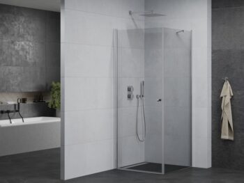 MEXEN/S - PRETORIA sprchovací kút 90x90, transparent, chróm 852-090-090-01-00