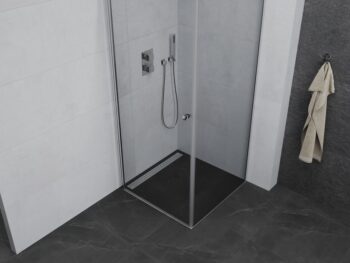 MEXEN/S - PRETORIA sprchovací kút 90x90, transparent, chróm 852-090-090-01-00