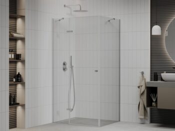 MEXEN/S - ROMA sprchovací kút 105x70, transparent, chróm 854-105-070-01-00