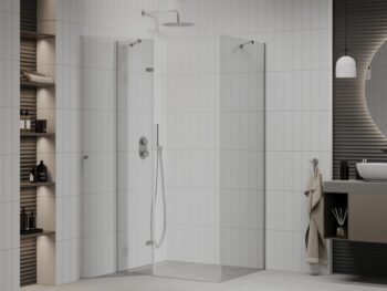 MEXEN/S - ROMA sprchovací kút 105x70, transparent, chróm 854-105-070-01-00