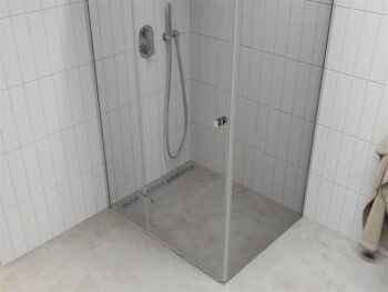 MEXEN/S - ROMA sprchovací kút 105x70, transparent, chróm 854-105-070-01-00