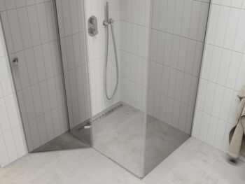 MEXEN/S - ROMA sprchovací kút 105x70, transparent, chróm 854-105-070-01-00