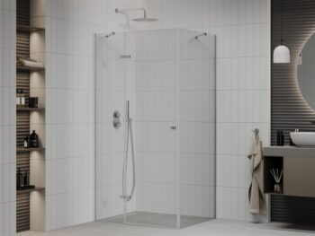 MEXEN/S - ROMA sprchovací kút 110x90, transparent, chróm 854-110-090-01-00