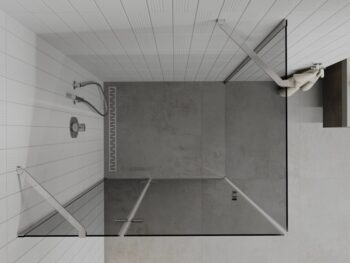 MEXEN/S - ROMA sprchovací kút 80x120, grafit, chróm 854-080-120-01-40
