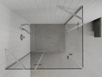 MEXEN/S - ROMA sprchovací kút 90x70, transparent, chróm 854-090-070-02-00