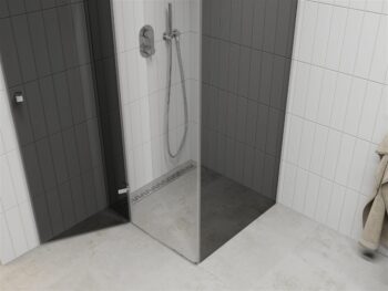 MEXEN/S - ROMA sprchovací kút 90x90, grafit, chróm 854-090-090-01-40
