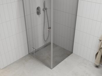 MEXEN/S - ROMA sprchovací kút 90x90, transparent, chróm 854-090-090-01-00