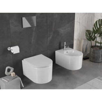 MEXEN/S - SOFIA WC misa rimless + sedátko, biela 30540400