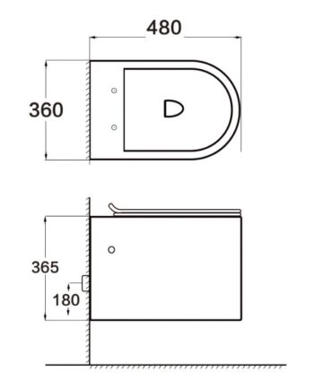 MEXEN/S - SOFIA WC misa rimless + sedátko, biela 30540400