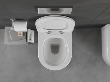 MEXEN/S - Sofia Závesná WC misa vrátane sedátka s slow-slim, duroplast, biela 30540100