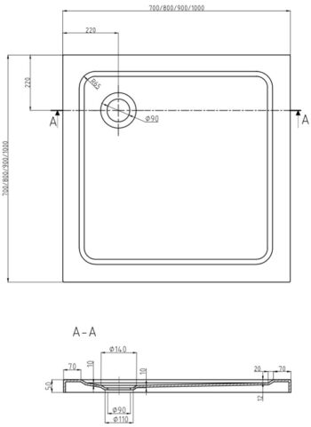 MEXEN/S - Sprchovací kút zalamovací Lima 100x100, číre sklo, chróm + vanička 856-100-100-00-00-4010