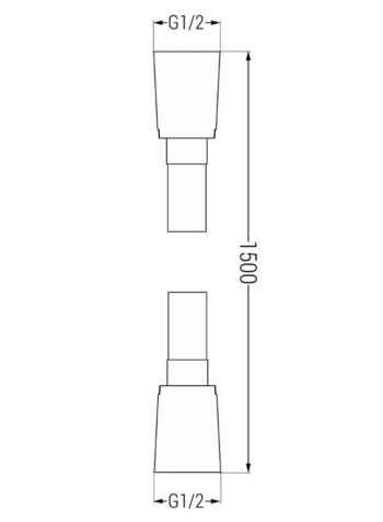 MEXEN/S - Uno DR72 sprchová zostava podomietková, čierna 71435DR72-70