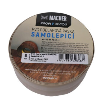 Macher, PVC podlahová páska SAMOLEPIACE hnedá, 5m, hnedá