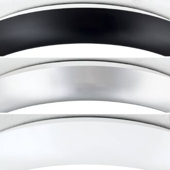 Maggy LED stropné svietidlo, Ø 25 cm, biele, CCT, IP65, dekoratívne krúžky