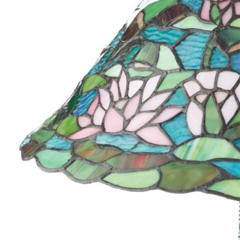 Magická stolná lampa Waterlily v štýle Tiffany