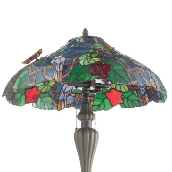 Majstrovská stolná lampa Austrália, štýl Tiffany