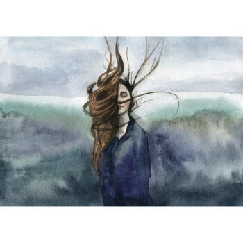 Maľovanie na plátno Wind, 70 x 50 cm