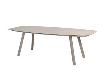 Manolo jedálenský stôl 240x103 cm svetlosivý