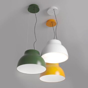 Martinelli Luce Cicala - LED závesné svietidlo, biele