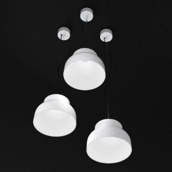 Martinelli Luce Cicala - LED závesné svietidlo, biele