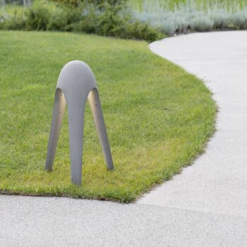 Martinelli Luce Cyborg chodníkové LED, sivé
