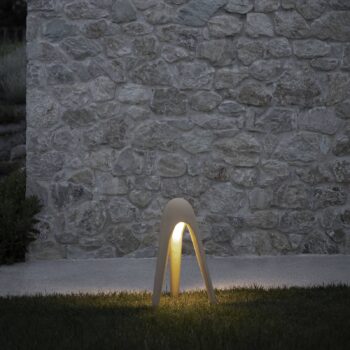 Martinelli Luce Cyborg chodníkové LED, sivé