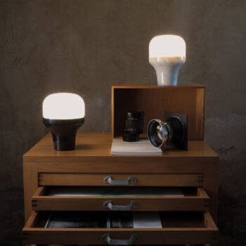 Martinelli Luce Delux stolná 43 cm mramor biela