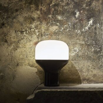 Martinelli Luce Delux stolná 43 cm mramor čierna